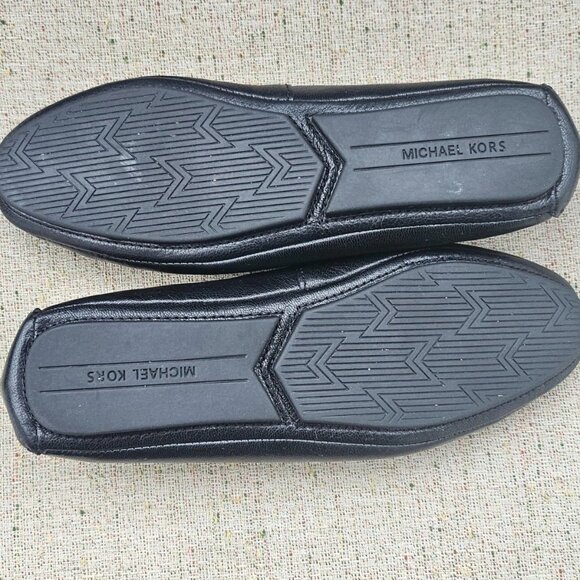 Michael Kors Women Sandal Ballet Flat Black Leather Upper Shoes Size 6.5 - Picture 13 of 13